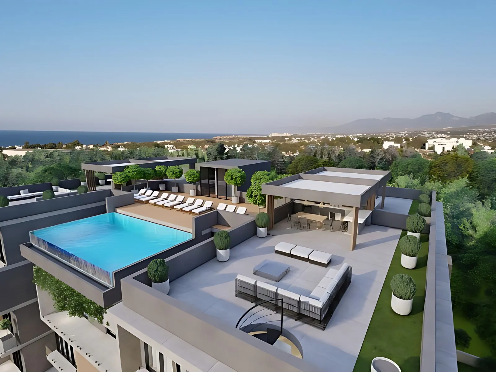 3+1 Penthouse Apartments for Sale in Girne Bellapais, photo 3
