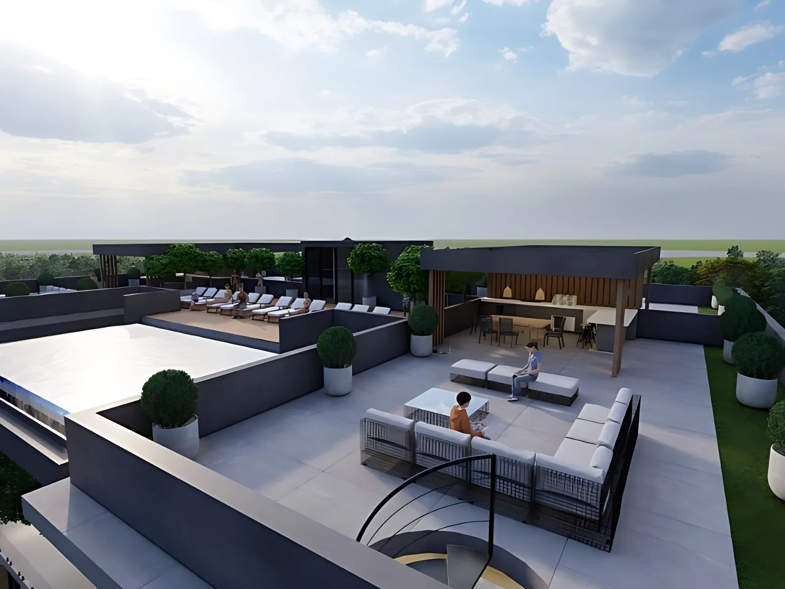 3+1 Penthouse Apartments for Sale in Girne Bellapais, photo 4