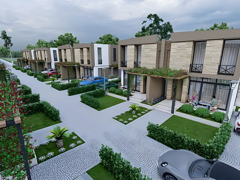 Twin villas in 3+1 layout in Girne Doğanköy., Doğanköy, Kyrenia