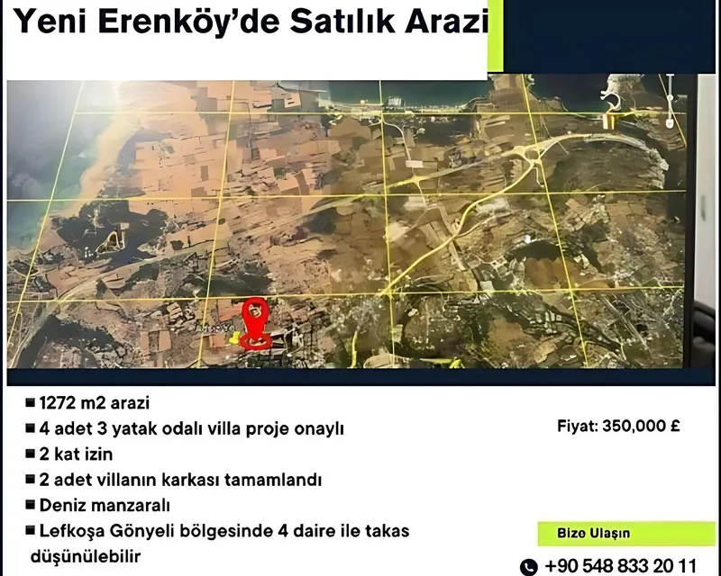 Residential and Commercial Plot for Sale in Yeni Erenköy, Iskele, Yeni Erenköy, Iskele