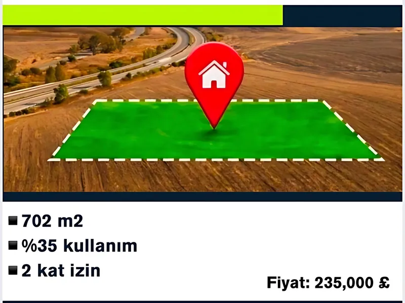 Residential Zoned Plot for Sale in Edremit, Kyrenia, Edremit, Kyrenia
