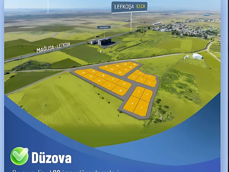 Residential Zoned Plot for Sale in Düzova, Nicosia, Düzova, Nicosia