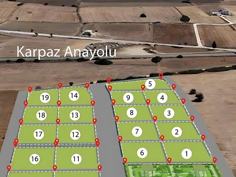 Plots for Sale in İskele Bafra-Pamuklu with 24-Month Installment Plans, Bafra, Iskele